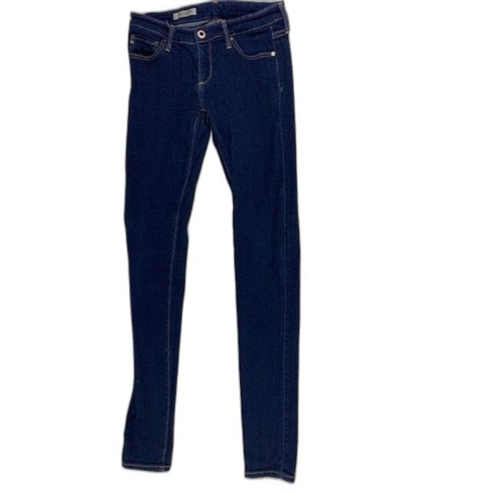 AG Adriano Goldschmied Size 25 Women Jeans The Legging Super Skinny Stretch Dark